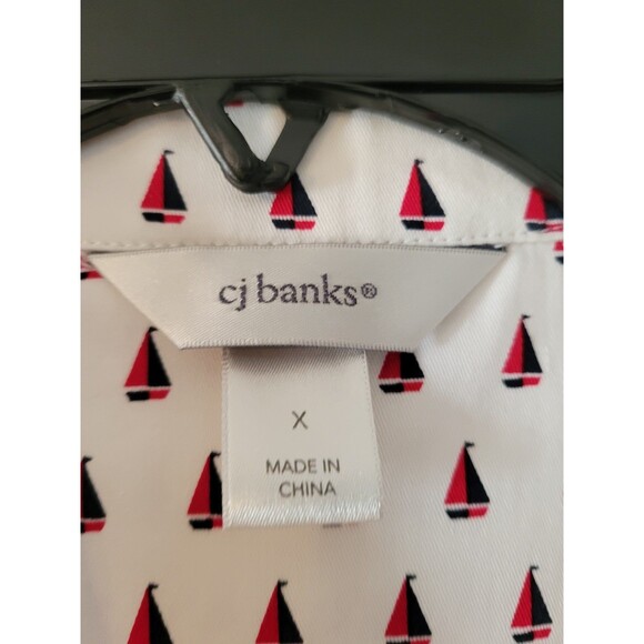 New Women's size 14 CJ Banks sleeveless top - Picture 4 of 5